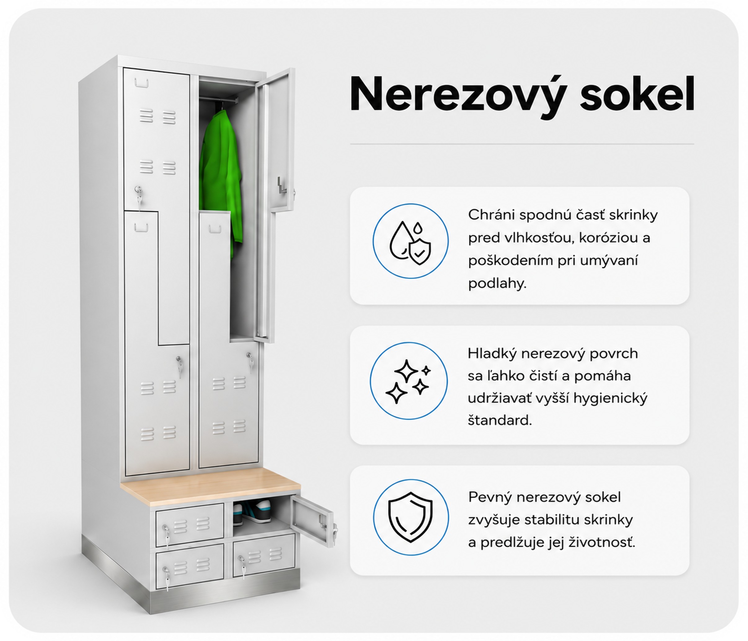Výhody nerezového sokla6